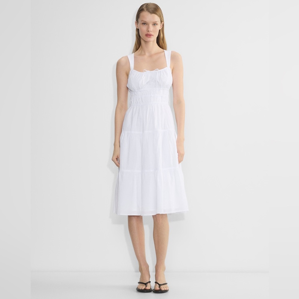 Aritzia Sunday Best Martine Poplin Midi Dress - Picture 9 of 13